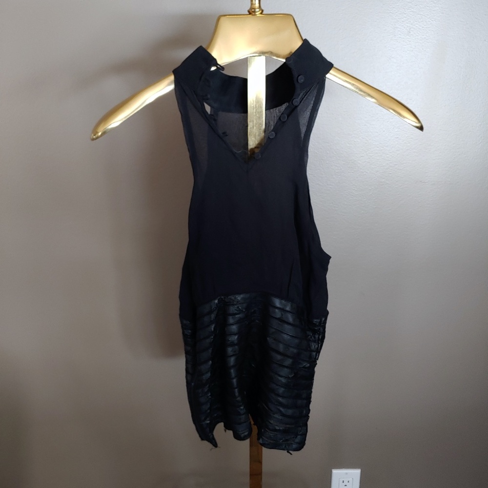 bebe Black Tank Top